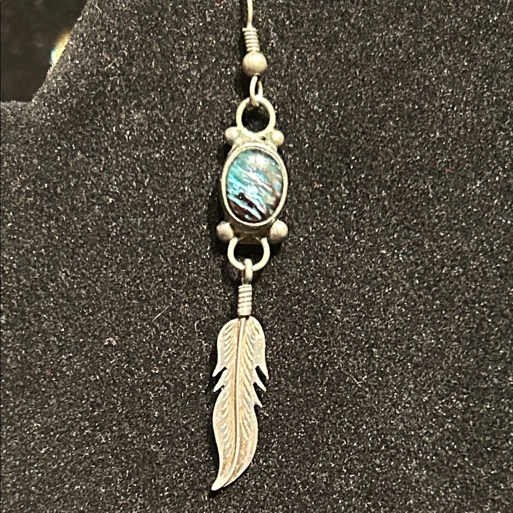 Native American Silver Earrings - image 4